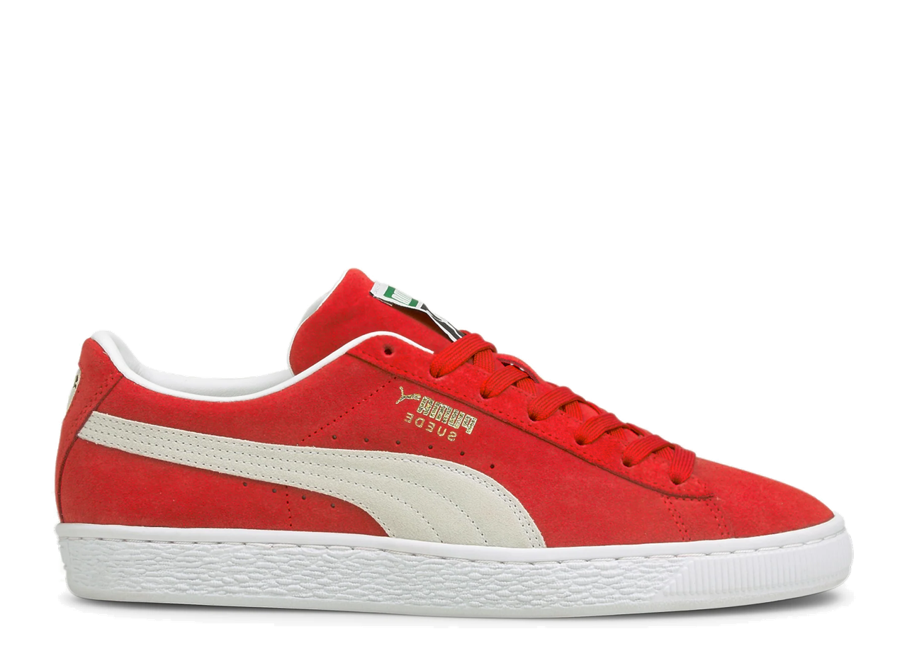PUMA SUEDE CLASSIC XXI HIGH RISK RED WHITE