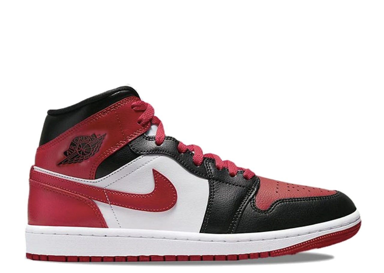 Air Jordan 1 Mid Alternate Bred Toe (Women's)