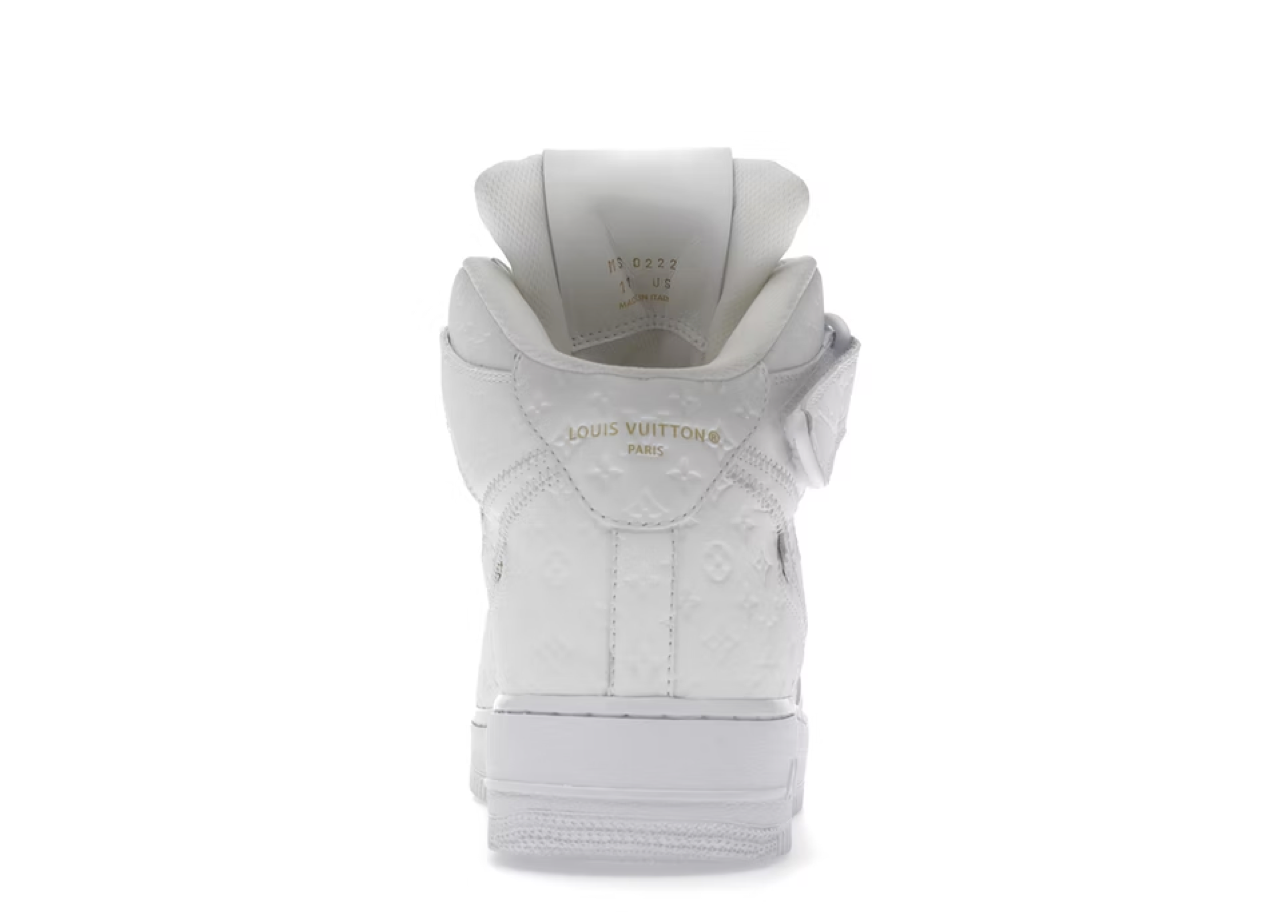 Nike Air Force 1 Mid Louis Vuitton By Virgil Abloh White - photo 3