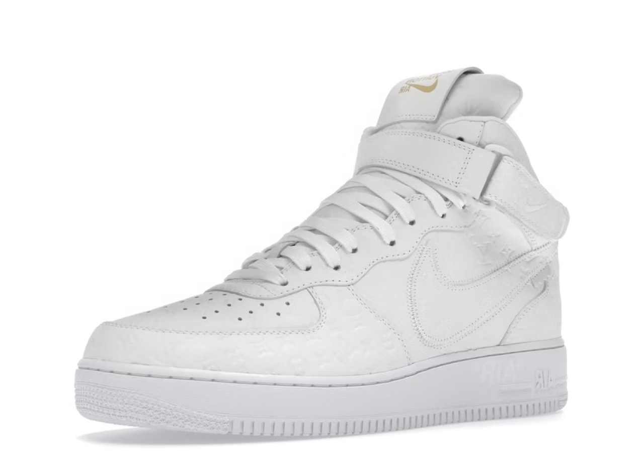 Nike Air Force 1 Mid Louis Vuitton By Virgil Abloh White - photo 2