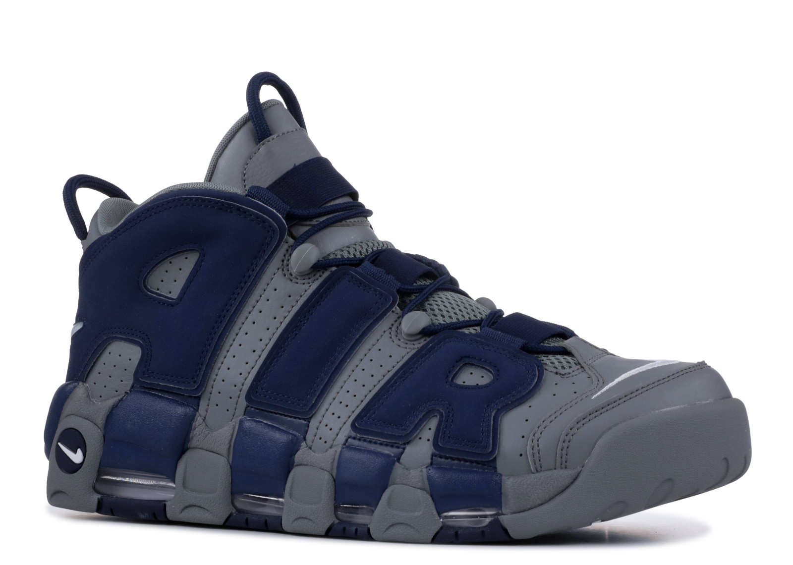 Nike Air More Uptempo Cool Grey Midnight Navy - photo 2