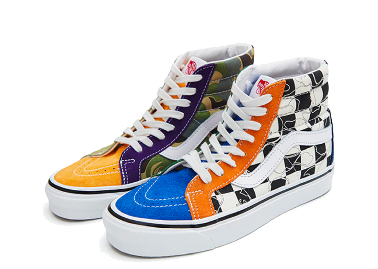 Vans BAPE x Sk8-Hi 38 DX Multi Camo - photo 2