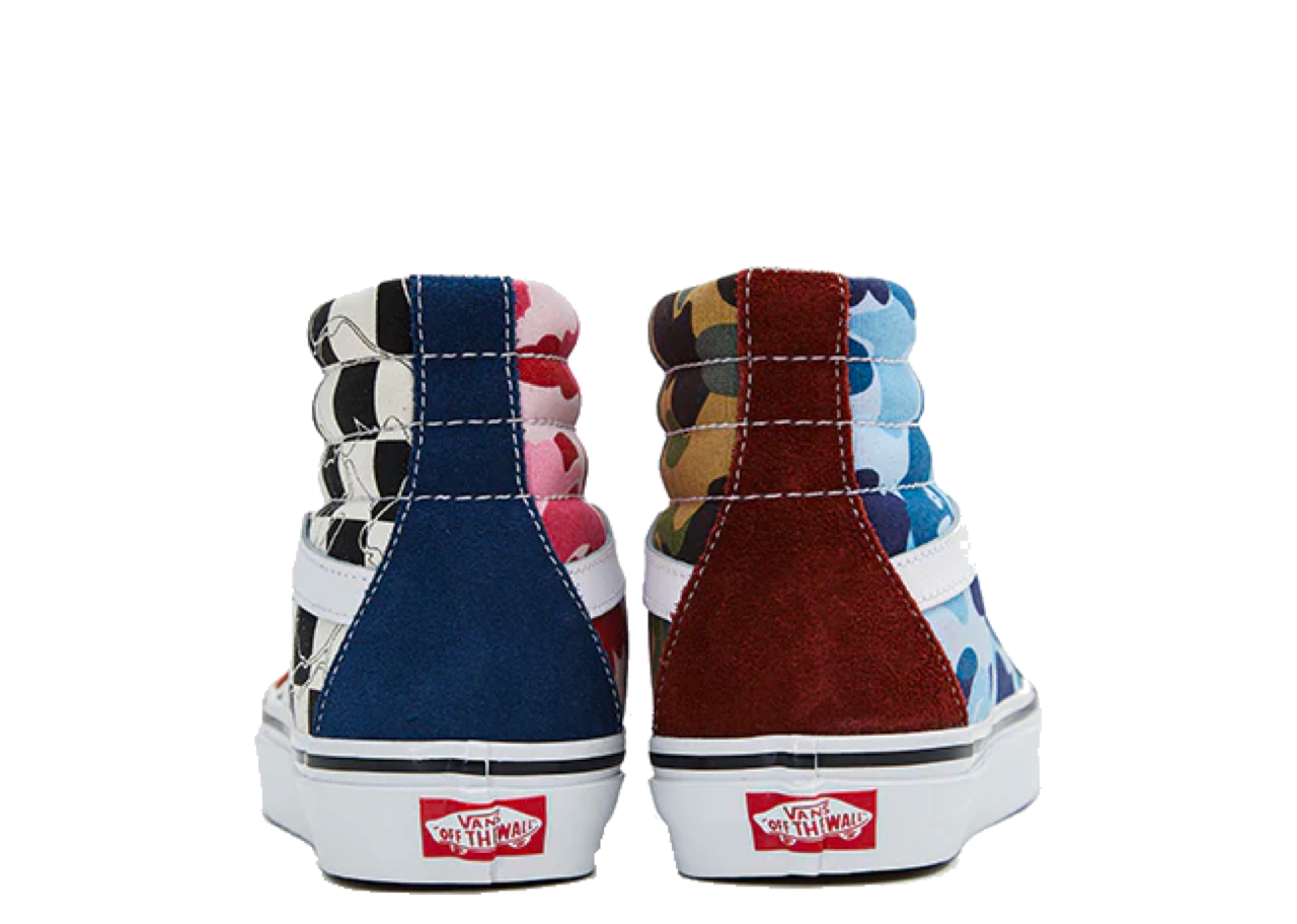 Vans BAPE x Sk8-Hi 38 DX Multi Camo - photo 3