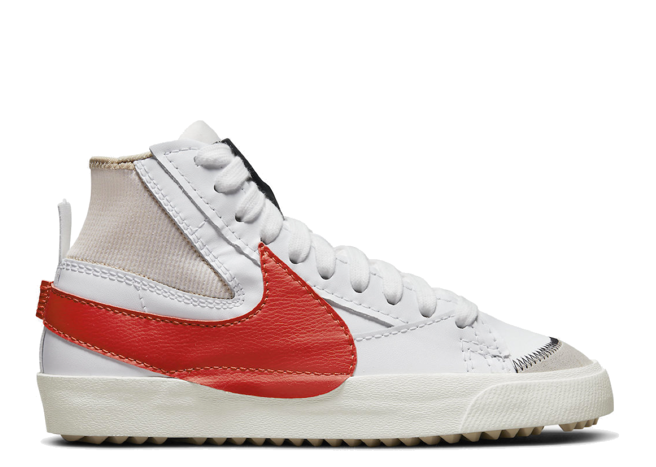 Nike Blazer Mid '77 Jumbo White Habanero Red