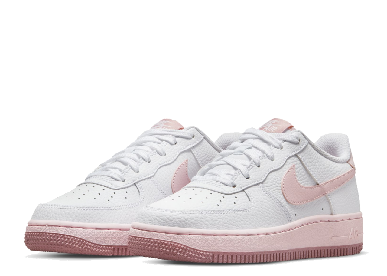 Nike Air Force 1 Low White Pink (Grade School) (2022) - photo 2
