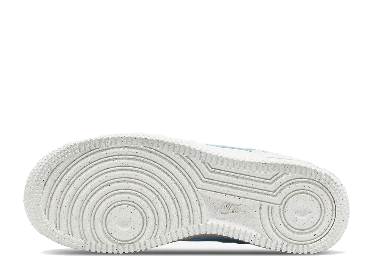 Nike Air Force 1 Low LV8 Double Swoosh White Blue (Grade School) - photo 4
