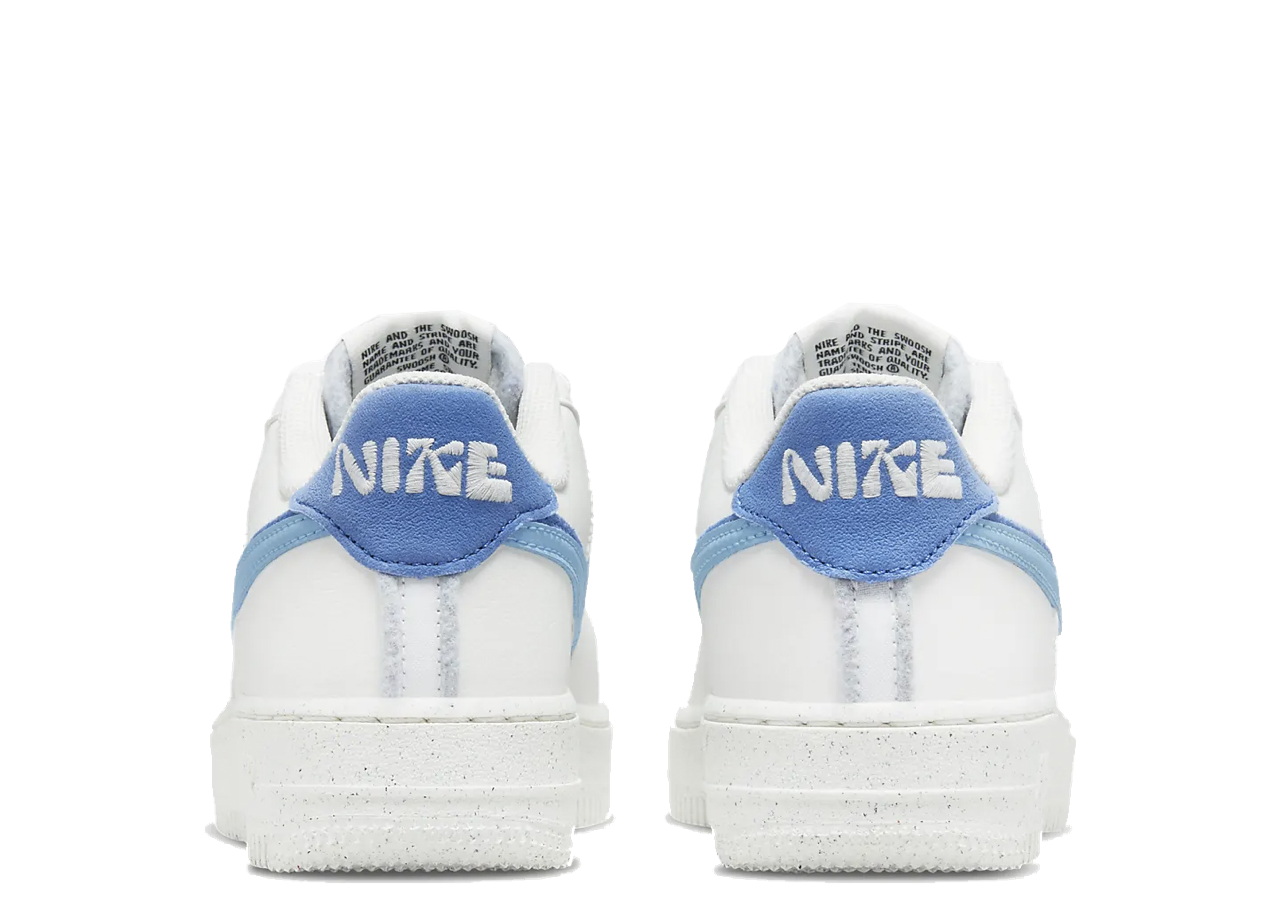 Nike Air Force 1 Low LV8 Double Swoosh White Blue (Grade School) - photo 3