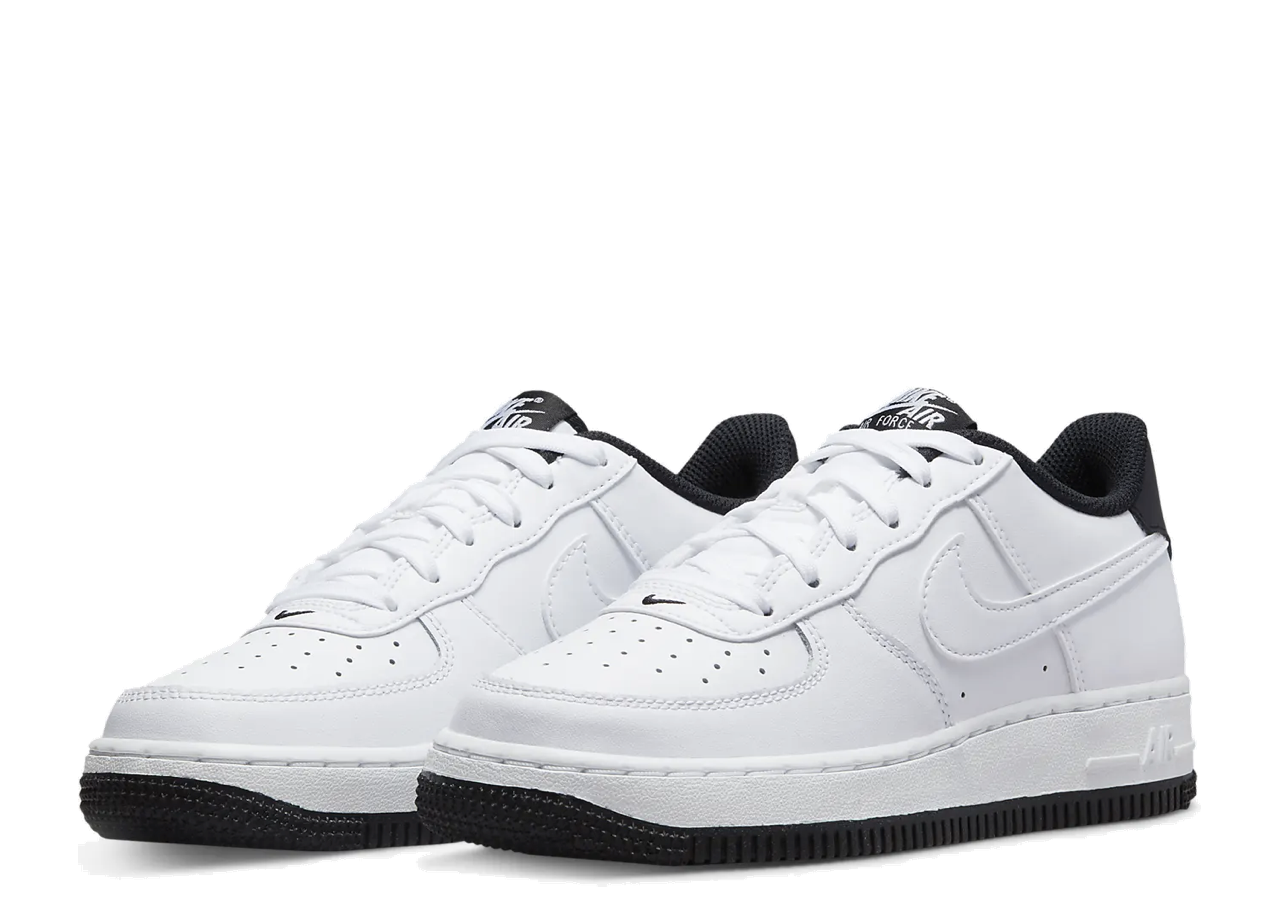 Nike Air Force 1 ESS Low White Black (Grade School) - photo 2