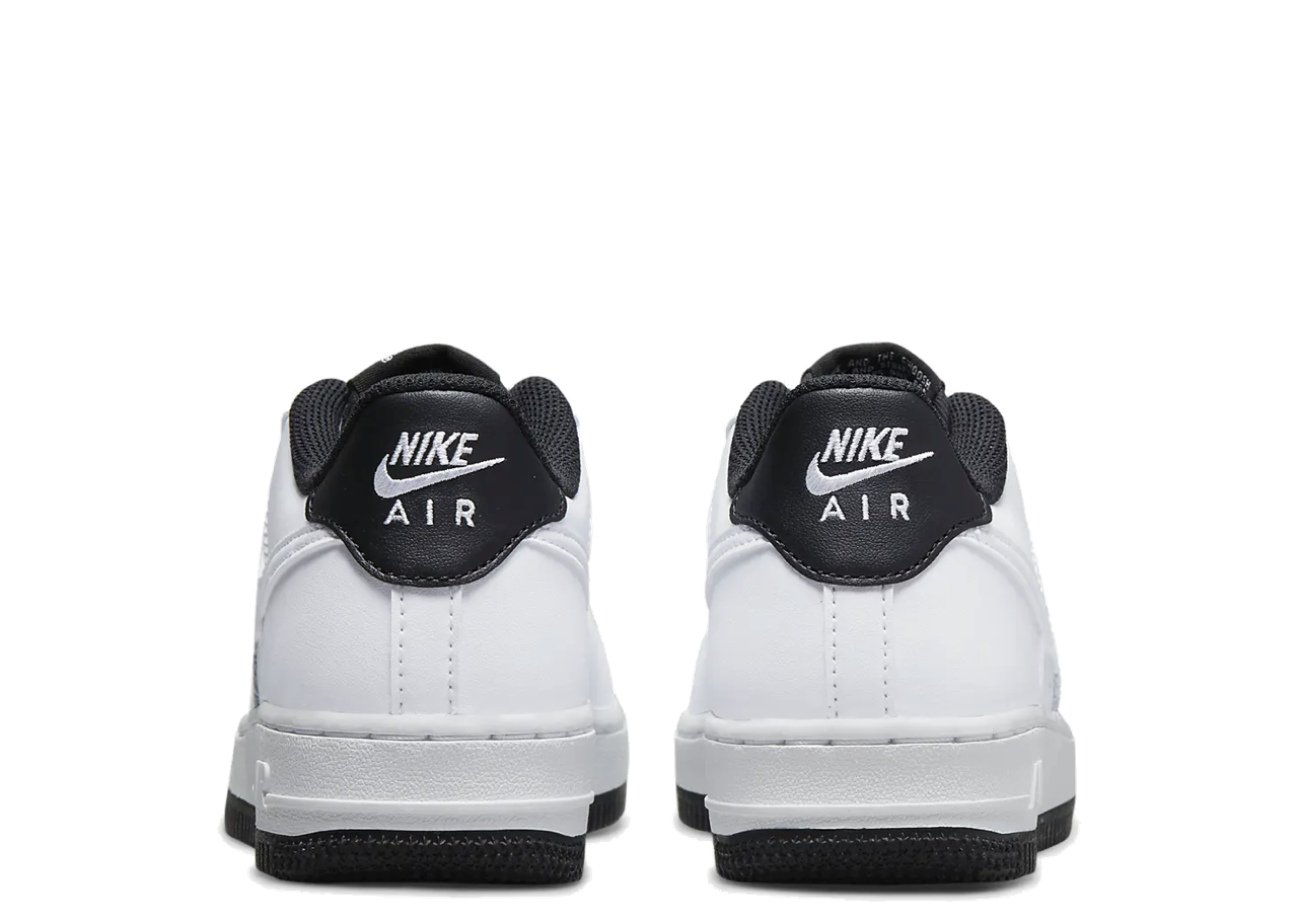 Nike Air Force 1 ESS Low White Black (Grade School) - photo 3