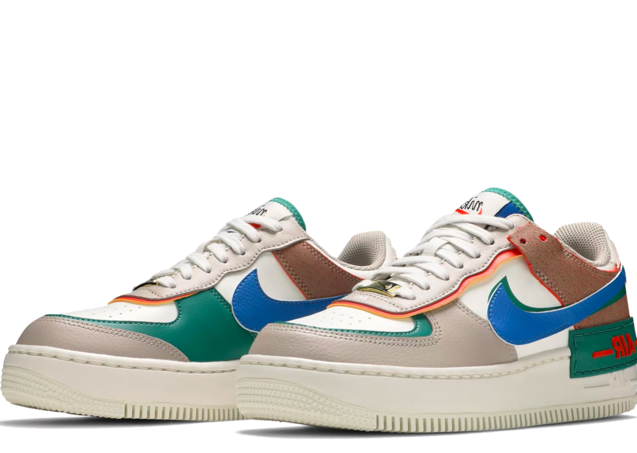 Nike Air Force 1 Low Shadow Sail Signal Blue Green (Women's) - photo 2