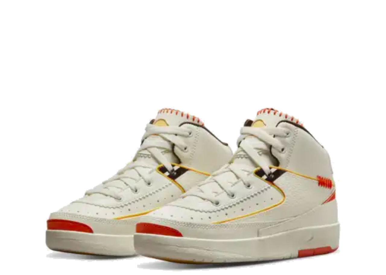 Jordan 2 Retro SP Maison Chateau Rouge (Pre-School) - photo 2