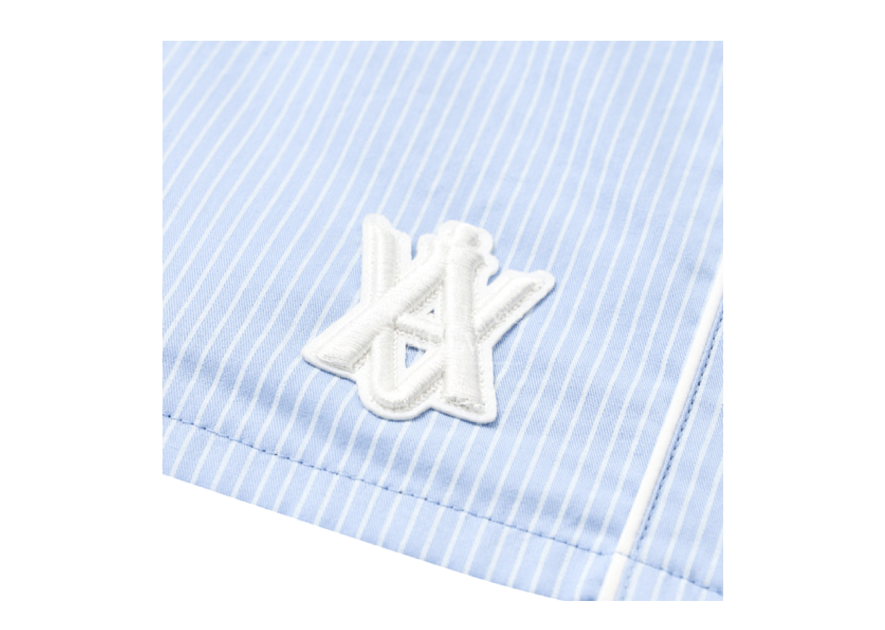Acme De La Vie A Logo Emblem Patch Stripe Short Pants Sky Blue - photo 3
