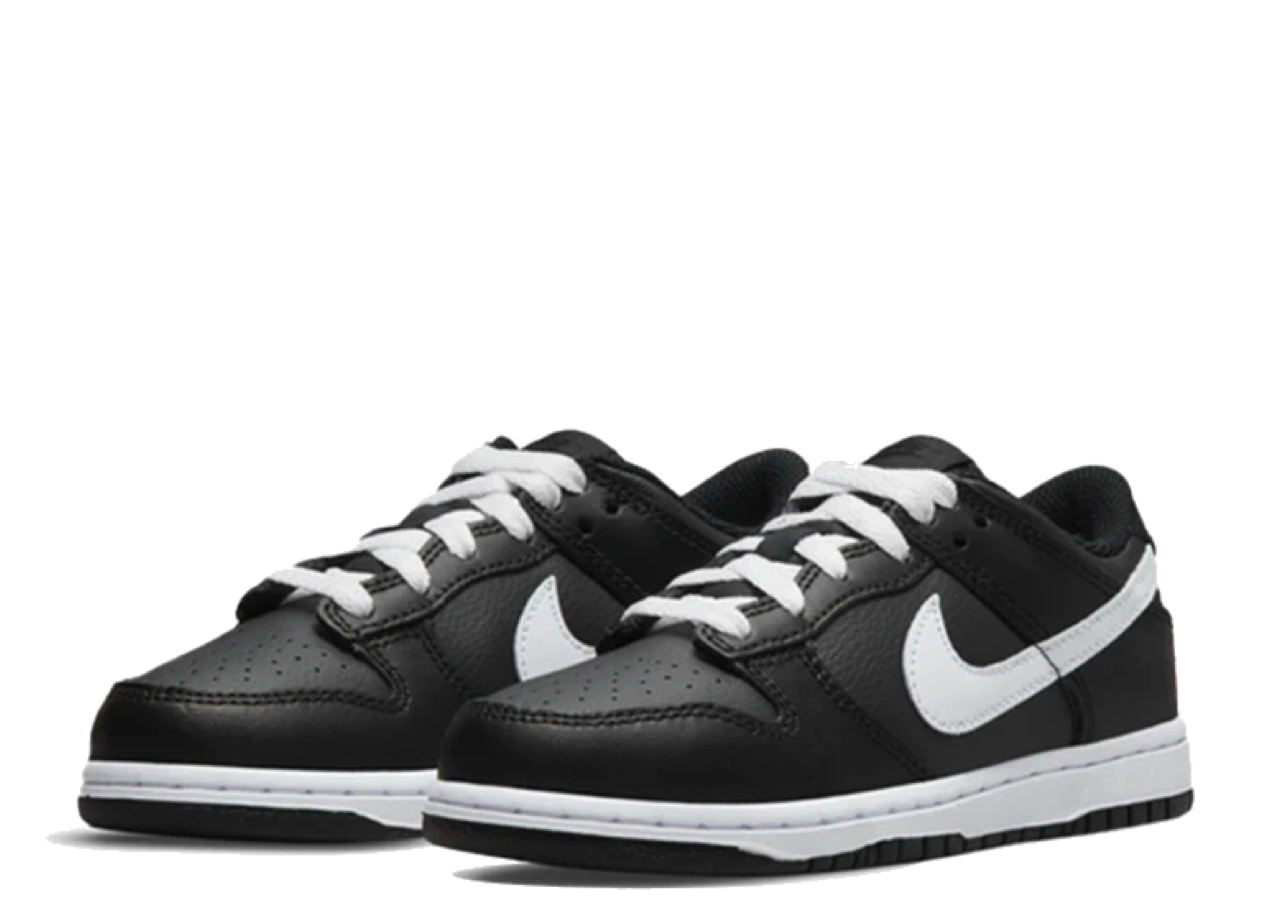 Nike Dunk Low Black White (2022) (Grade School) - photo 2
