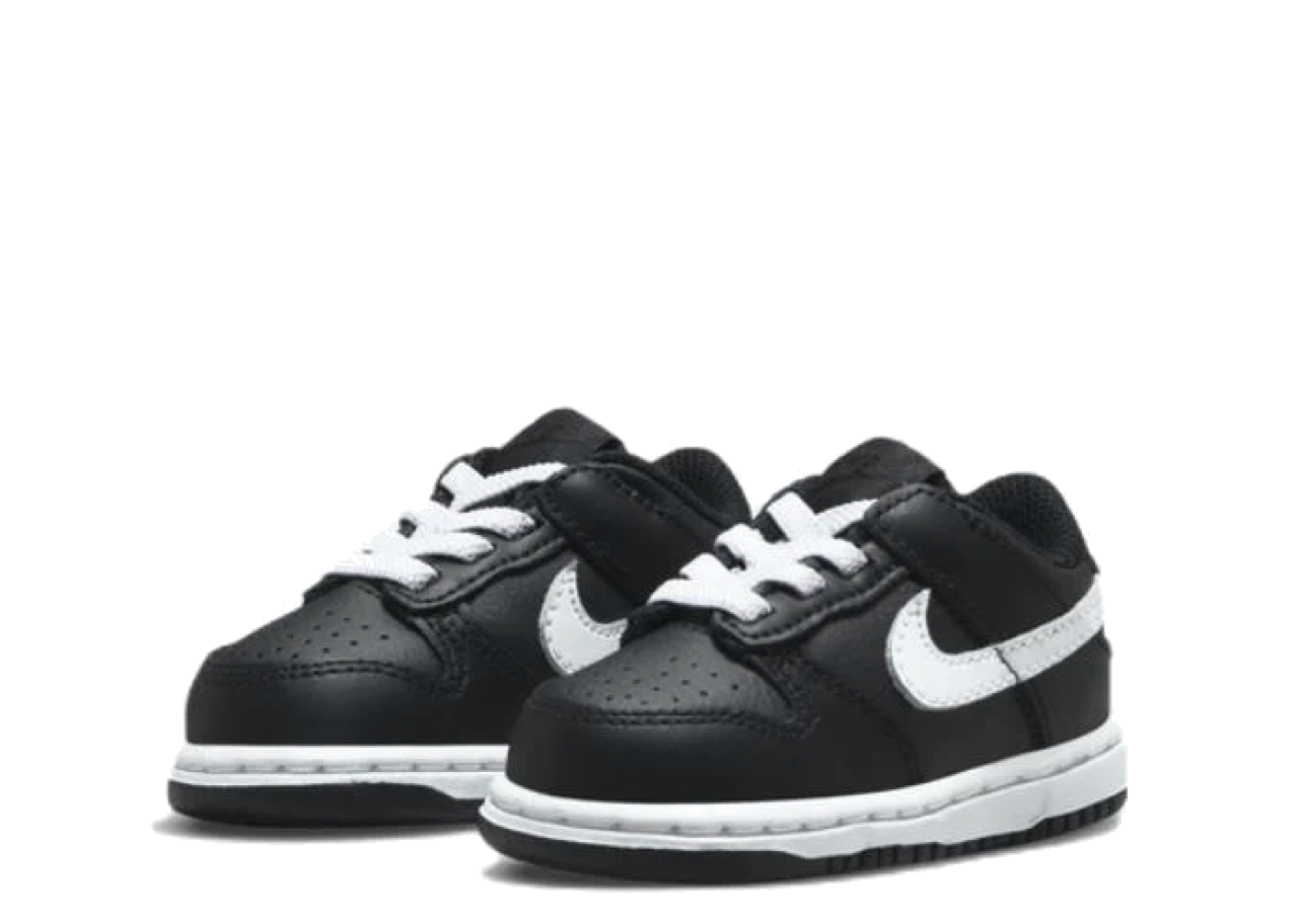 Nike Dunk Low Black White (2022) (Toddler) - photo 2