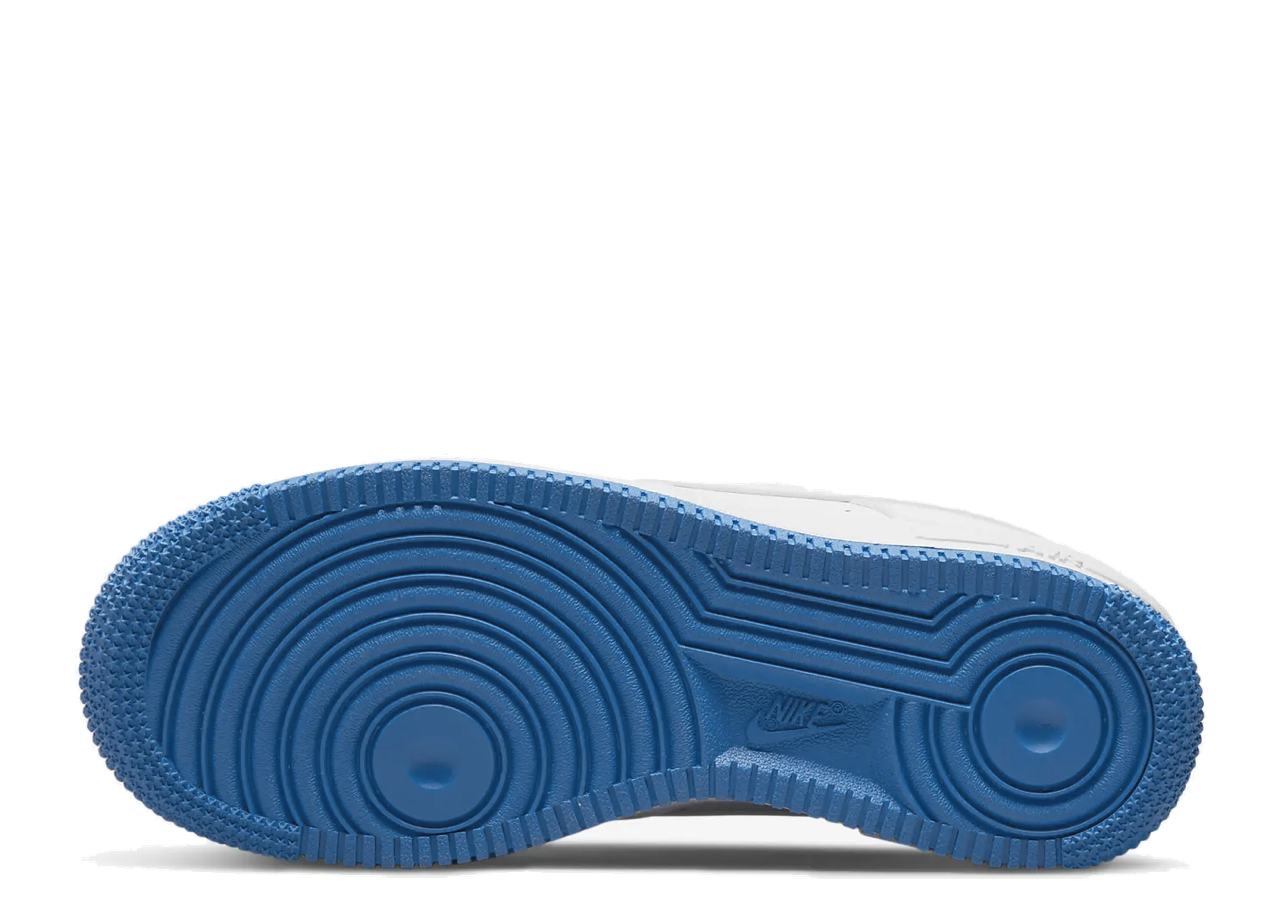 Nike Air Force 1 Low '07 White Light Photo Blue (Grade School) - photo 4