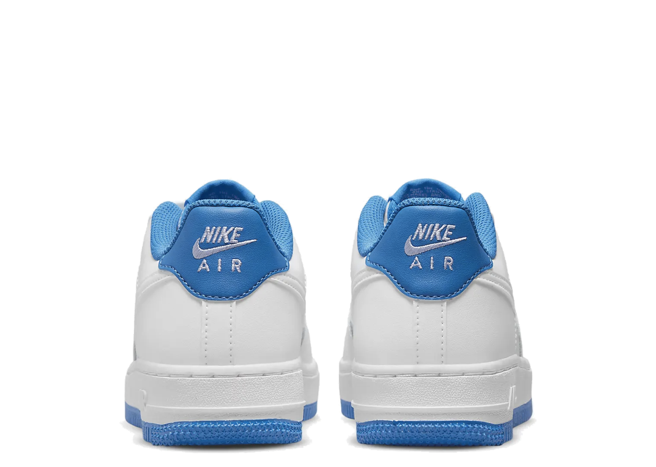 Nike Air Force 1 Low '07 White Light Photo Blue (Grade School) - photo 3
