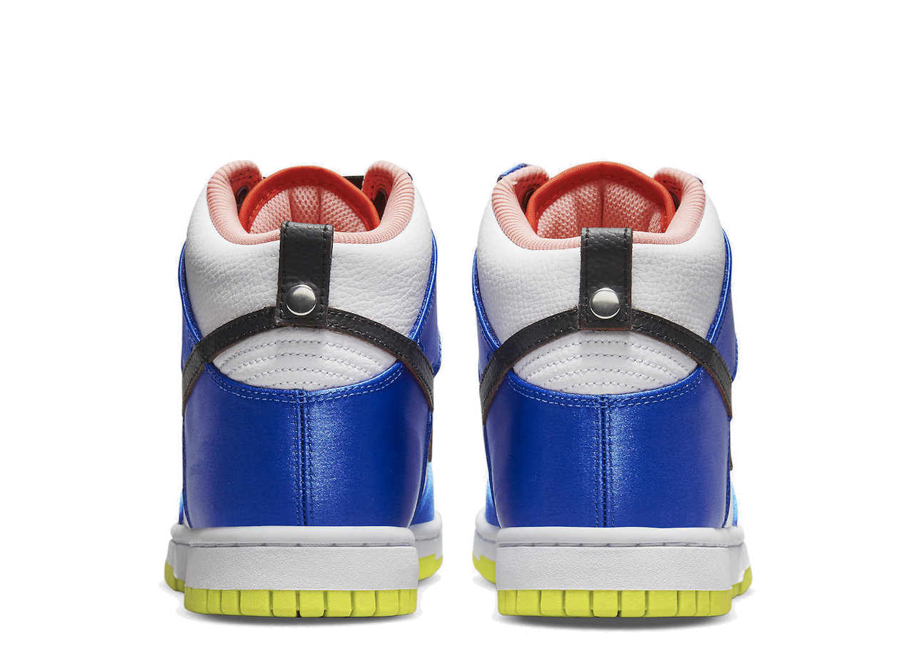Nike Dunk High Blue Satin (Women's) - photo 3