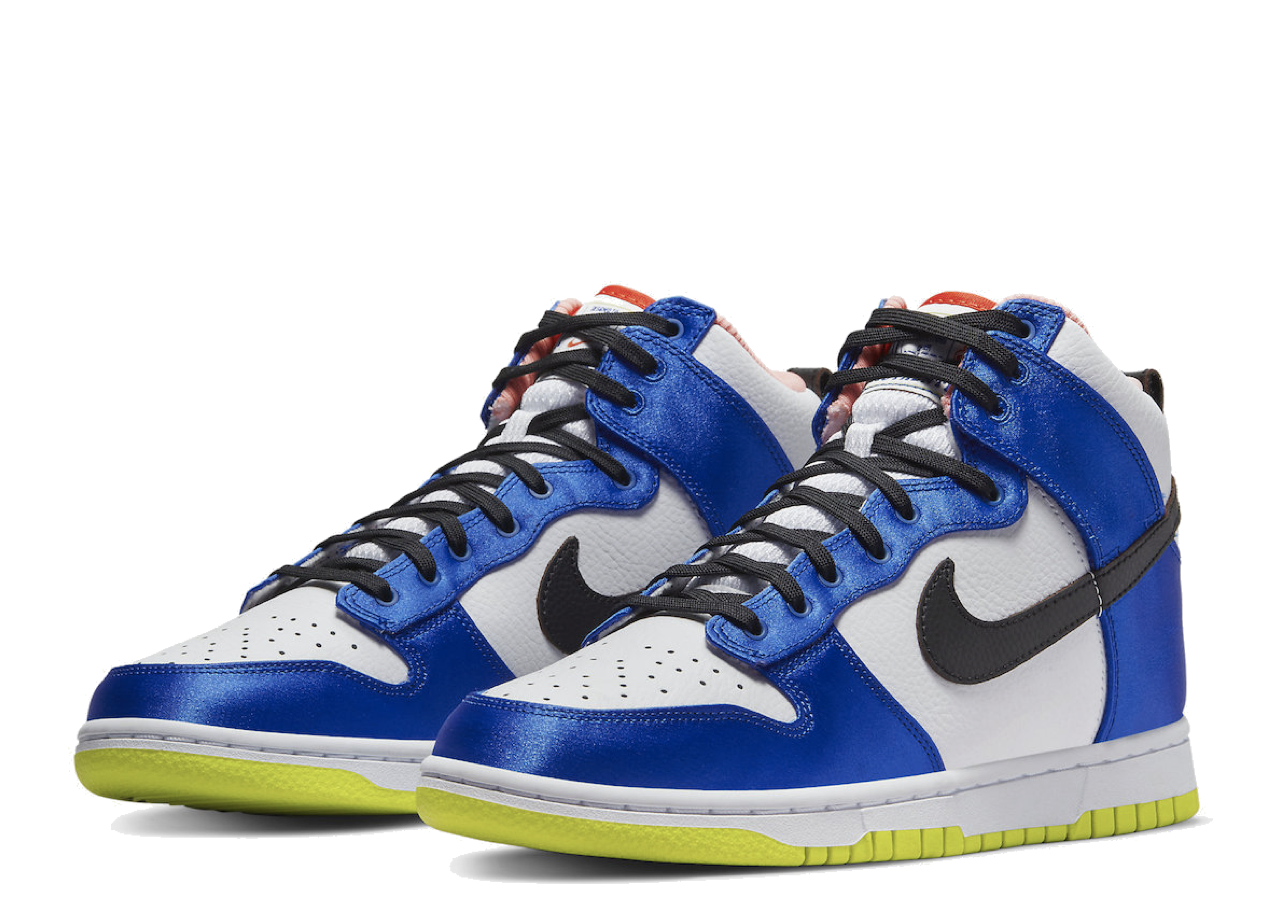 Nike Dunk High Blue Satin (Women's) - photo 2