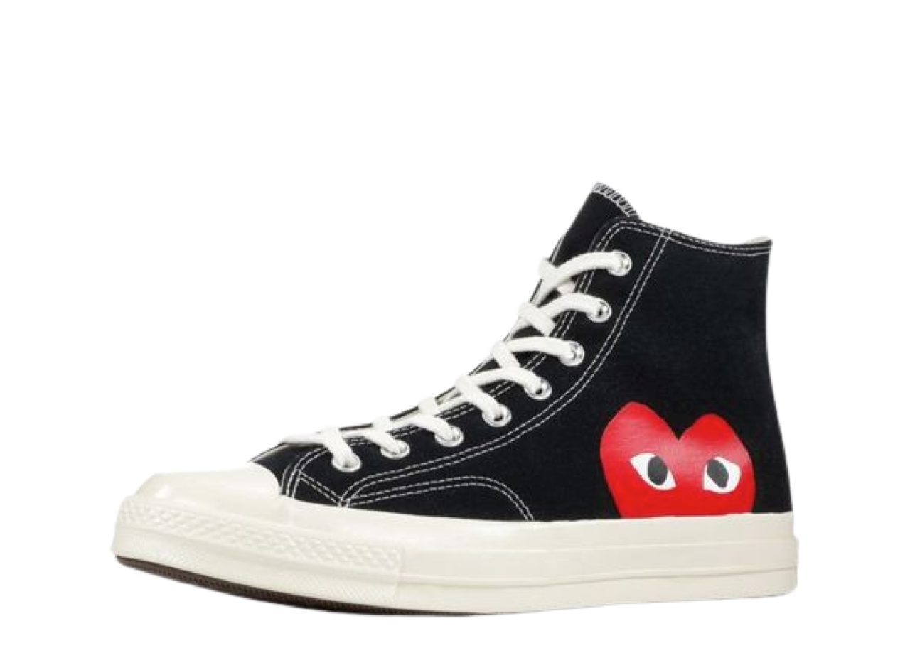 Converse Chuck Taylor All-Star 70's High CDG PLAY Black - photo 2