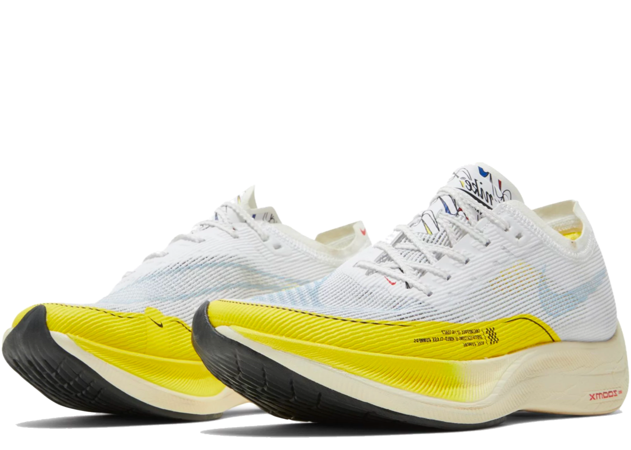 Nike ZoomX Vaporfly Next% 2 White Yellow Strike (Women's) - photo 2
