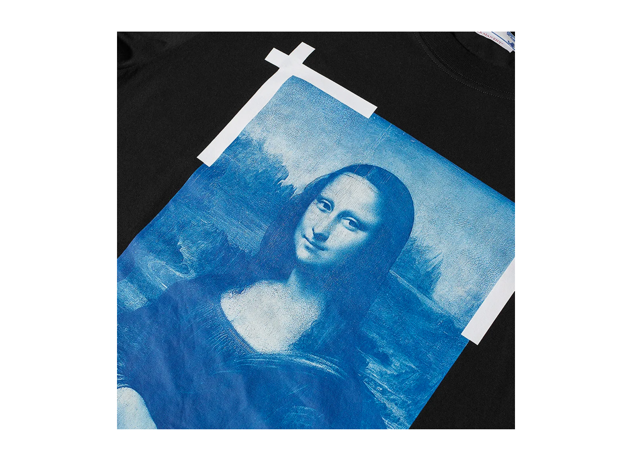 Off-White Mona Lisa Oversized T-shirt Black - photo 2