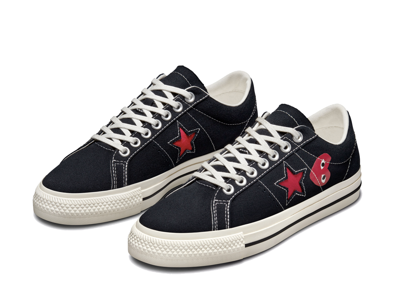 Converse One Star Ox Comme des Garcons PLAY Black - photo 2