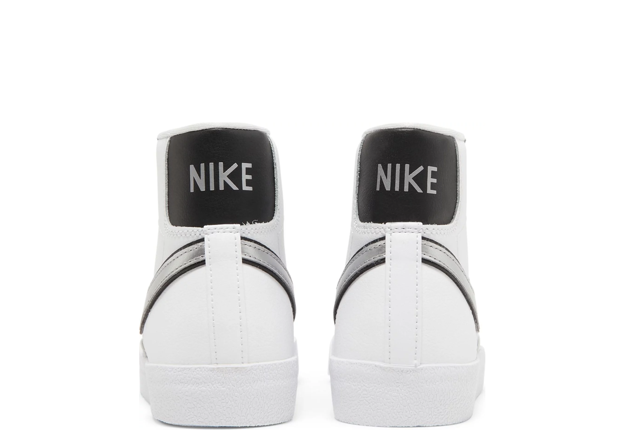 Nike Blazer Mid '77 Essential White Metallic Silver (Women's) - photo 3