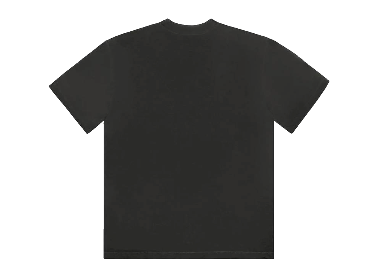Travis Scott Cactus Jack For Fragment Pink Sunrise T-shirt Washed Black - photo 2