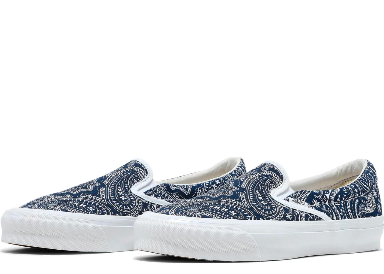 Vans Slip-On Kith 10th Anniversary Paisley Gibralter Sea - photo 2
