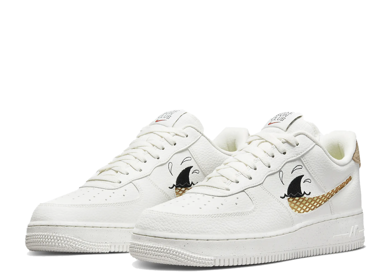Nike Air Force 1 '07 LV8 Next Nature Sun Club White Shark Fin - photo 2