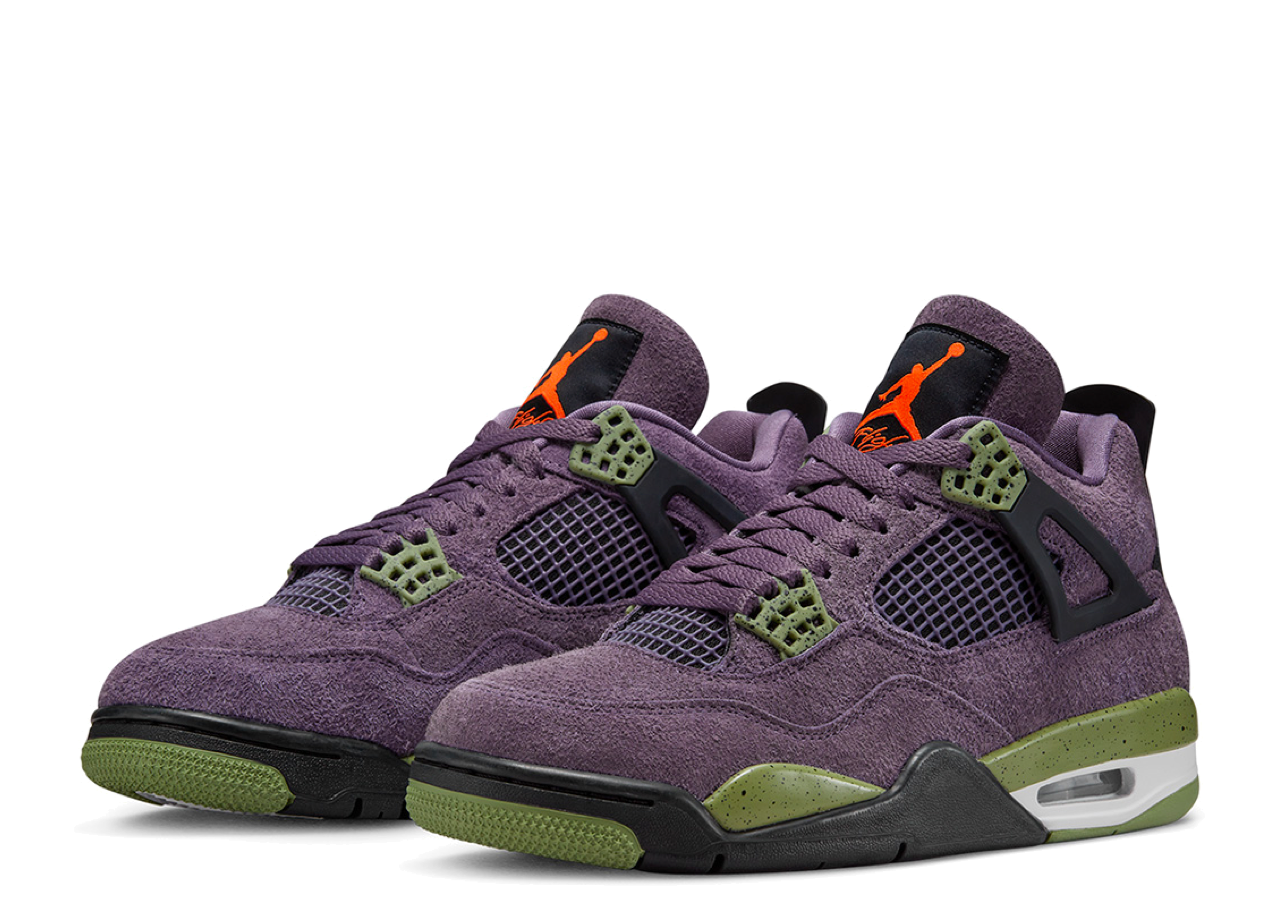 Jordan 4 Retro Canyon Purple (Women's) - photo 2