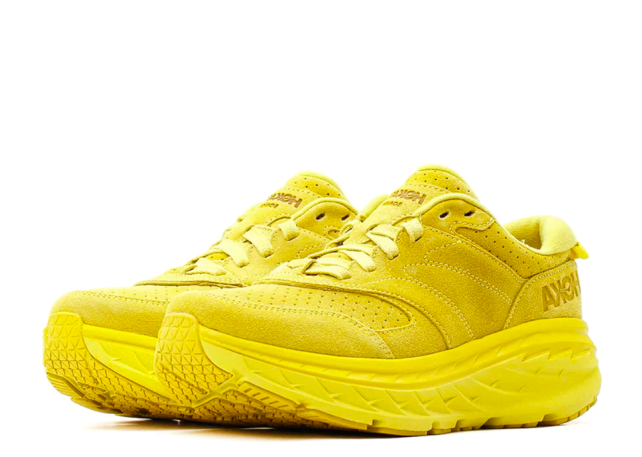Hoka One One Bondi L Suede Celery Lima Bean - photo 2