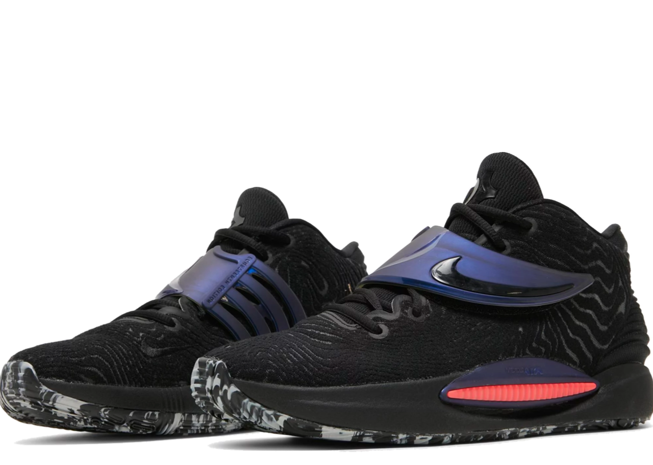 Nike KD 14 Seasonal Black Laser Crimson - photo 2