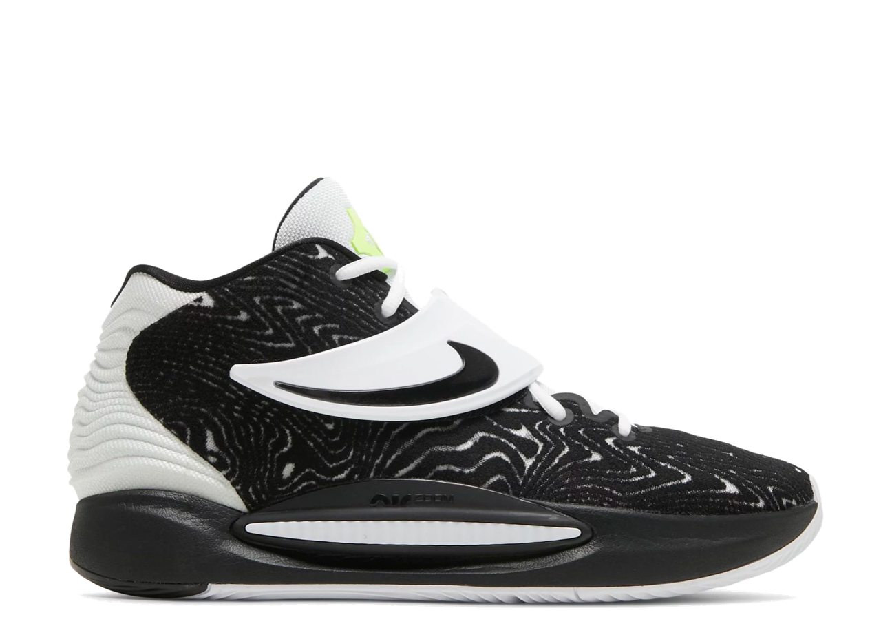 Nike KD 14 TB Black White Volt