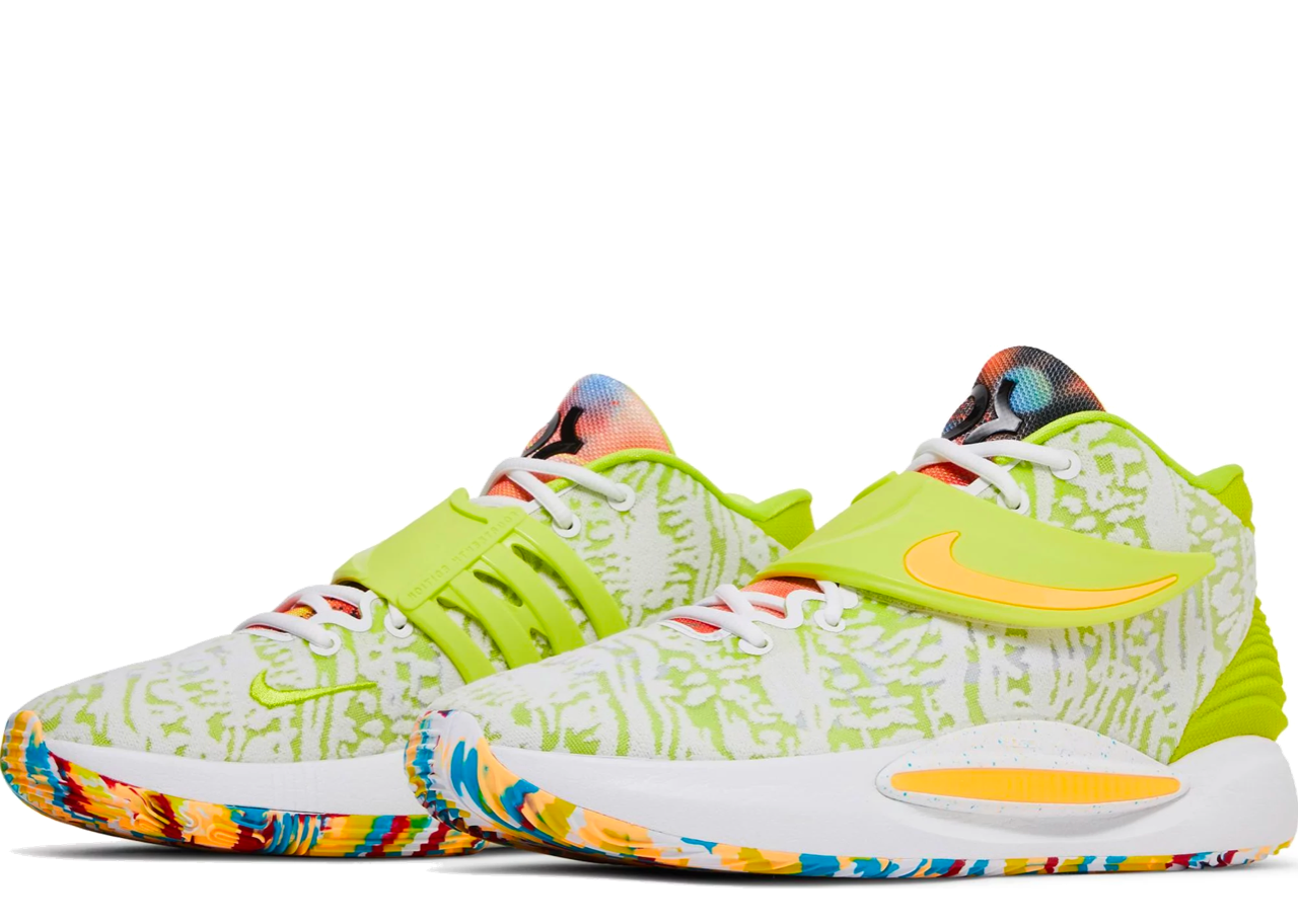 Nike KD 14 White Lime Green - photo 2