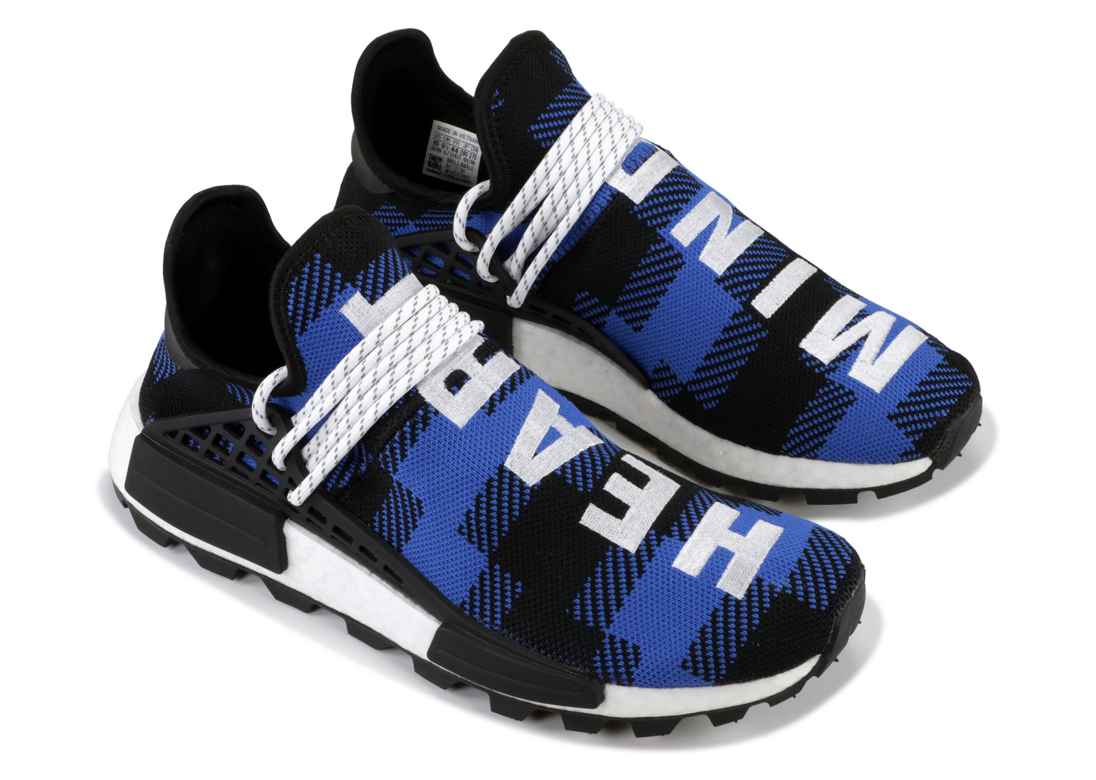 Adidas NMD Hu Pharrell x BBC Blue Plaid - photo 3