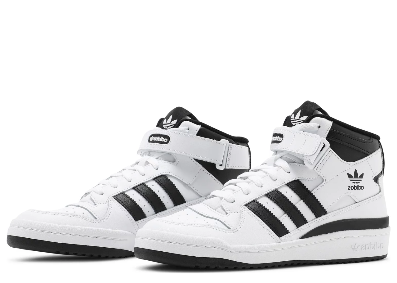 Adidas Forum Mid White Black - photo 2