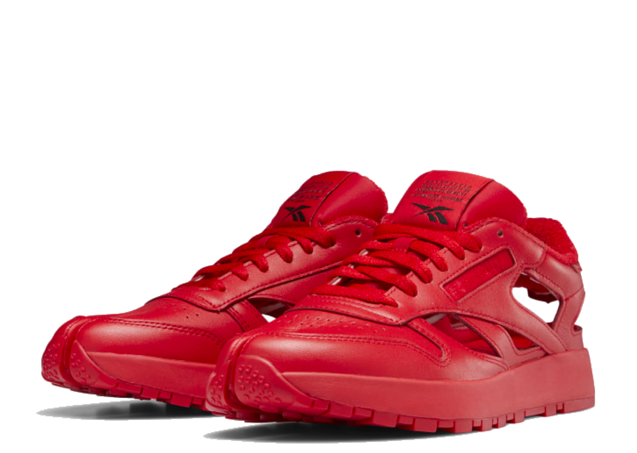 Reebok Classic Leather Tabi Decortique Low Maison Margiela Red - photo 2