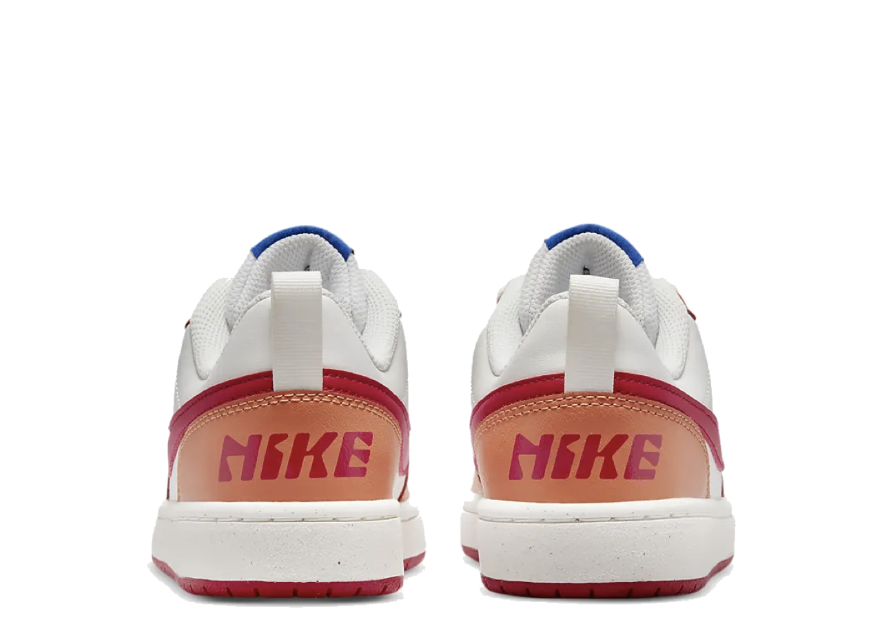 Nike Court Borough Low 2 University Red (Grade School) - photo 3