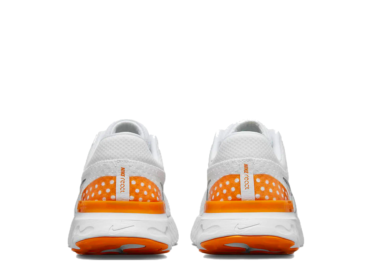 Nike React Infinity Run Flyknit 3 White Grey Kumquat - photo 3