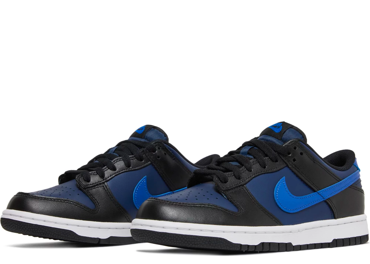 Nike Dunk Low Black Blue (Grade School) - photo 2