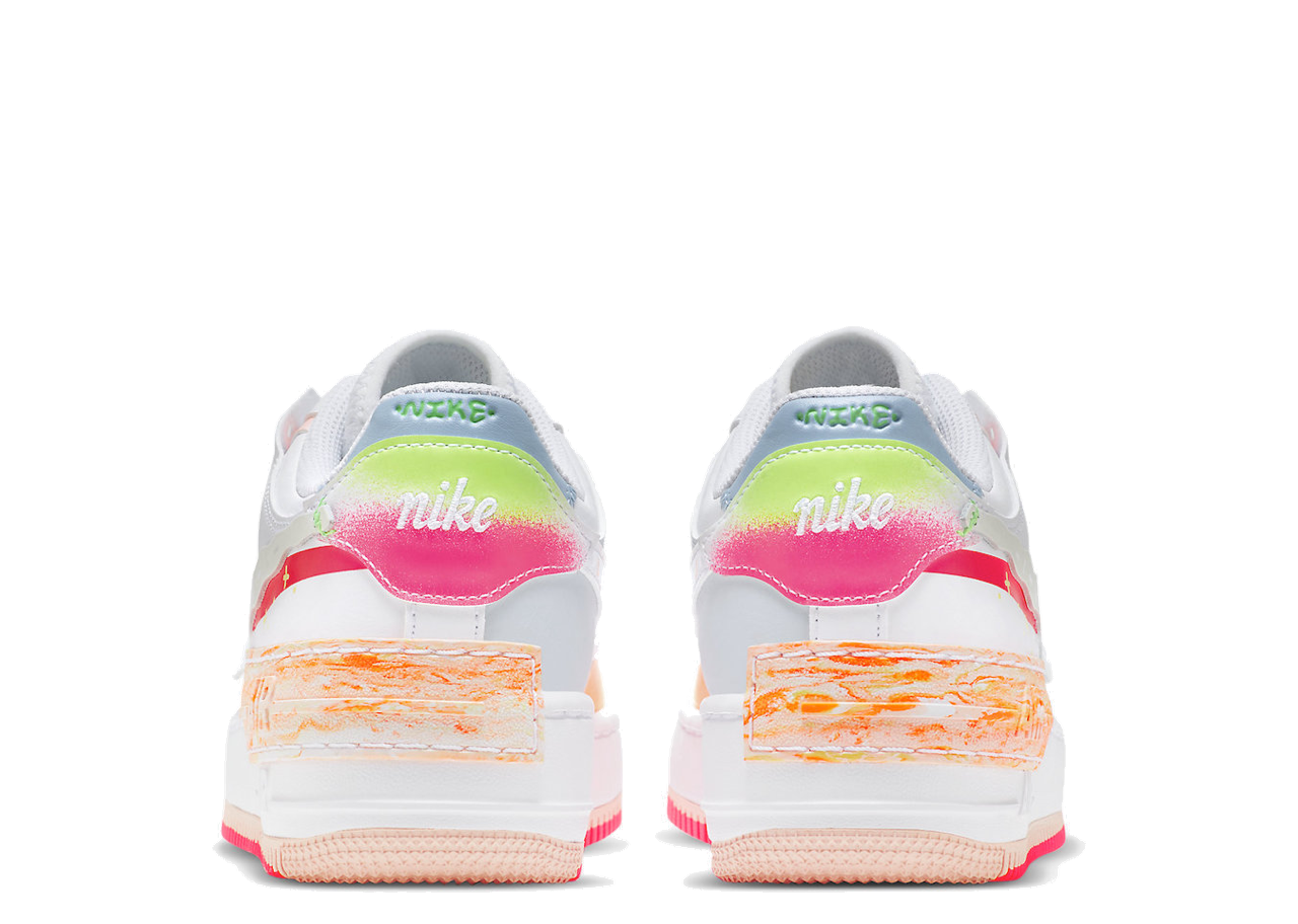 Nike Air Force 1 Low Shadow White Pink Orange (Women's) - photo 3