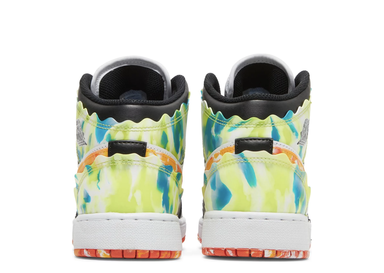 Air Jordan 1 Mid SE Slim Vortex (Grade School) - photo 3