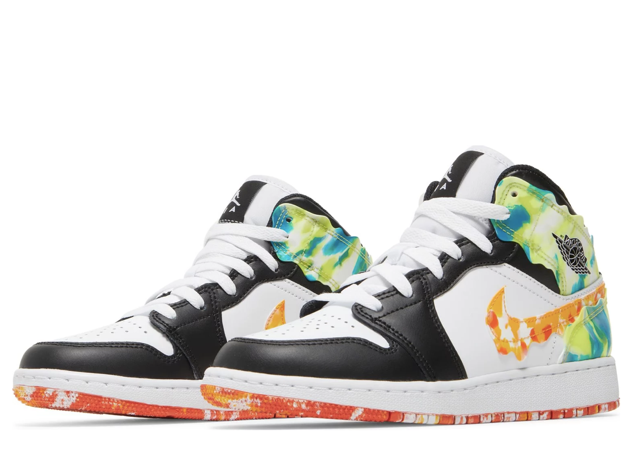 Air Jordan 1 Mid SE Slim Vortex (Grade School) - photo 2