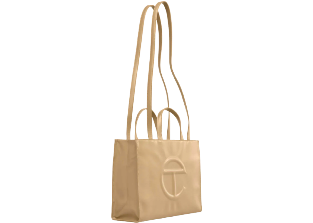 Medium Cream Shopping Bag - photo 2