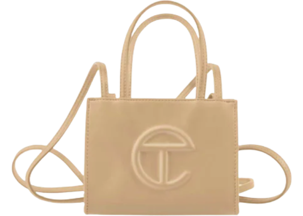 Telfar Small Cream Shopping Bag