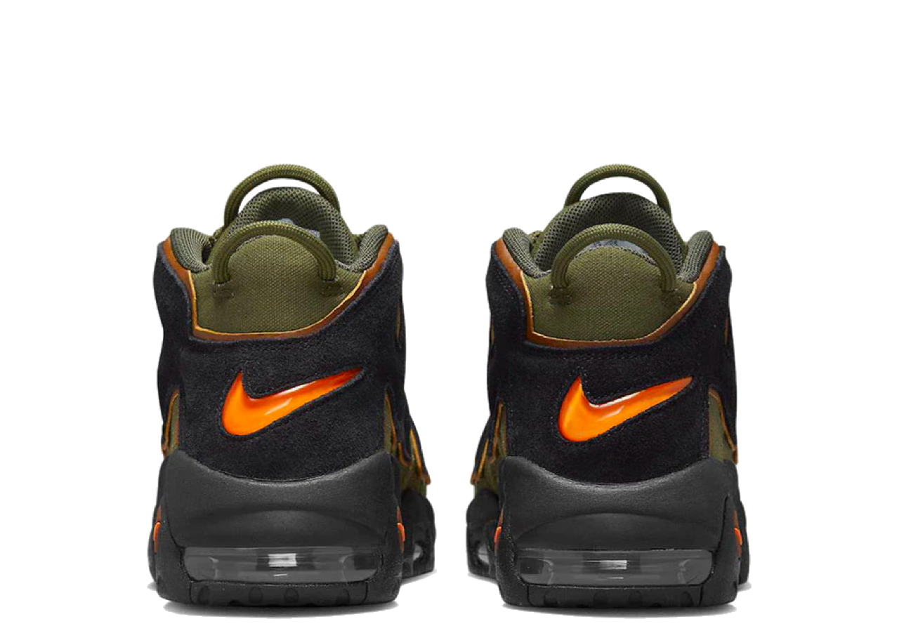 Nike Air More Uptempo 96 Cargo Khaki Alpha Orange - photo 3
