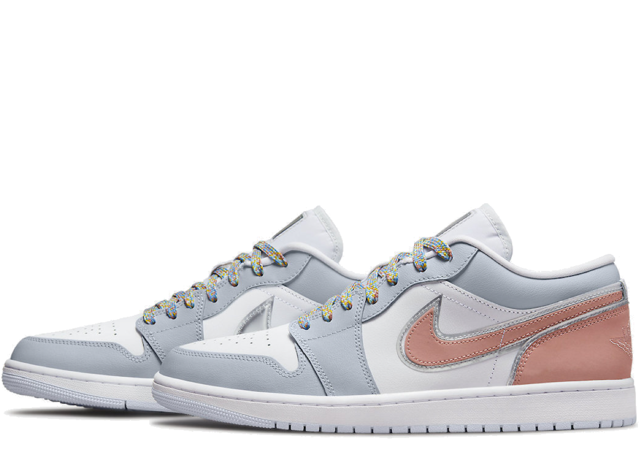 Air Jordan 1 Low SE Tear Away Silver - photo 3