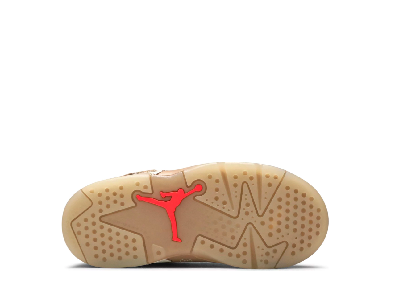 Air Jordan 6 Retro Travis Scott British Khaki (Toddler) - photo 3