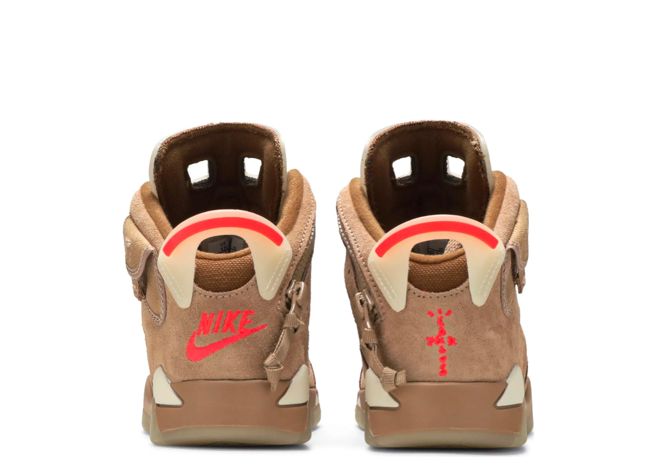 Air Jordan 6 Retro Travis Scott British Khaki (Pre-School) - photo 3